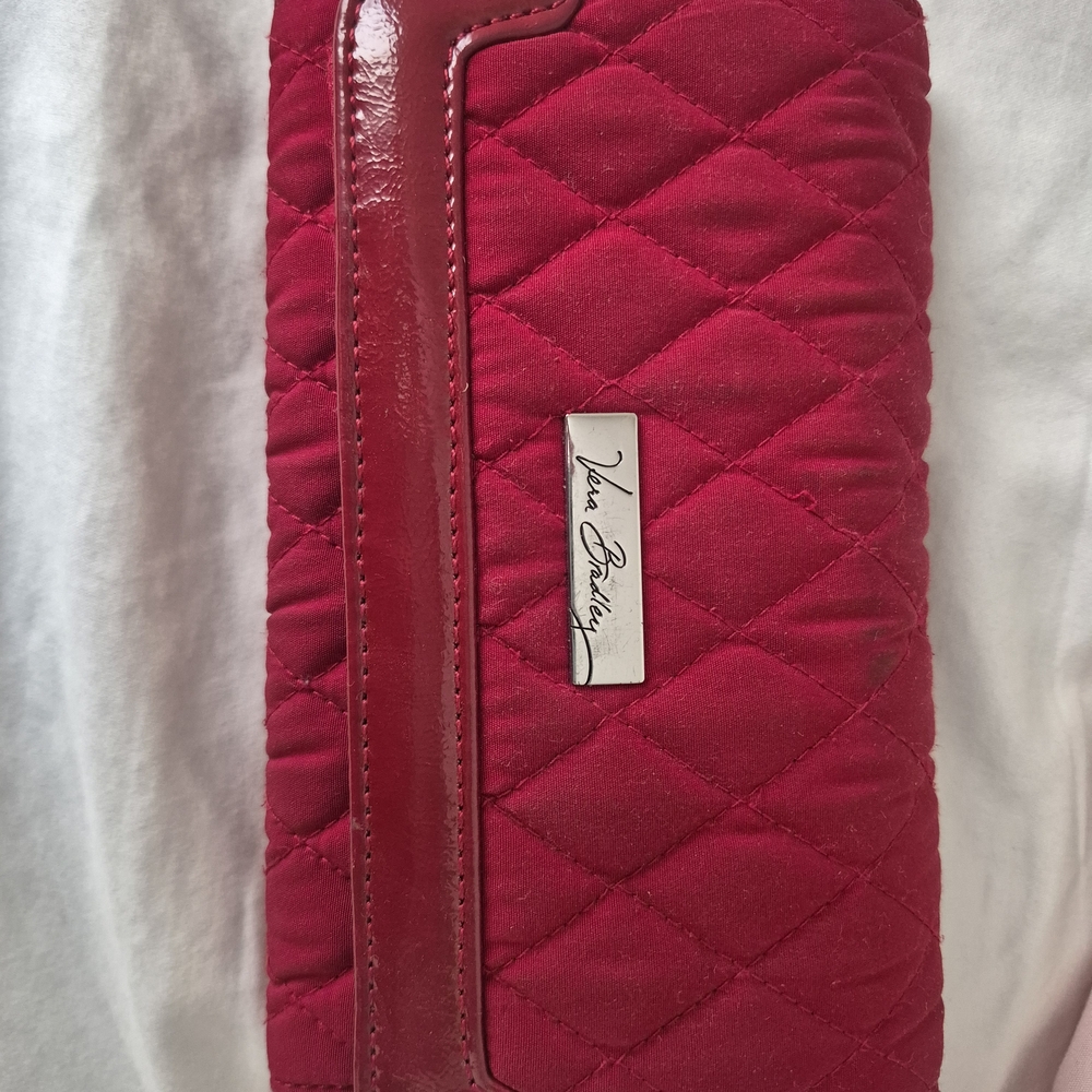 Vera Bradley Red Quilted Wallet